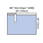 "3M" Steri-Drape Adhesive Towel Drape, Absorbent Prevention (39"x29") (40pcs/box)