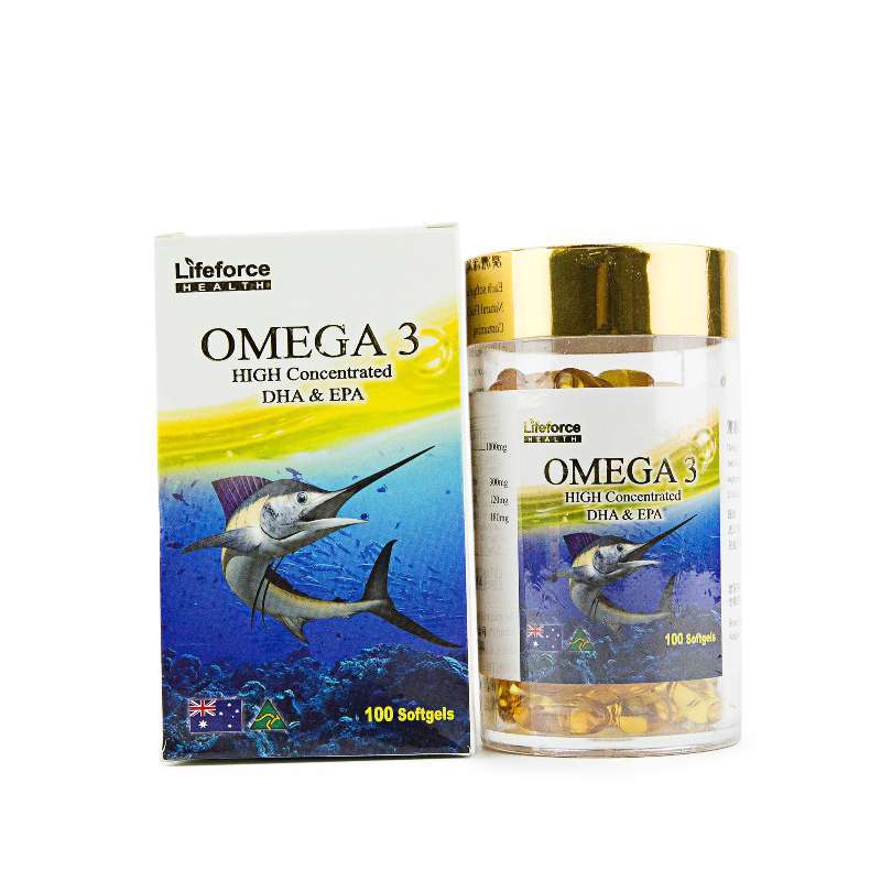 Lifeforce Omega3澳洲深海鱼油丸心脉通100粒 新都醫護mall