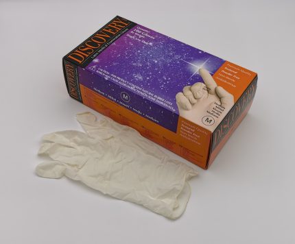 美國 Discovery 乳膠手套 (無粉 – 100隻/盒) 手套 gloves