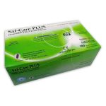 "Saf-Care PLUS" 乳膠手套 (無粉 - 100隻/盒) 【L】
