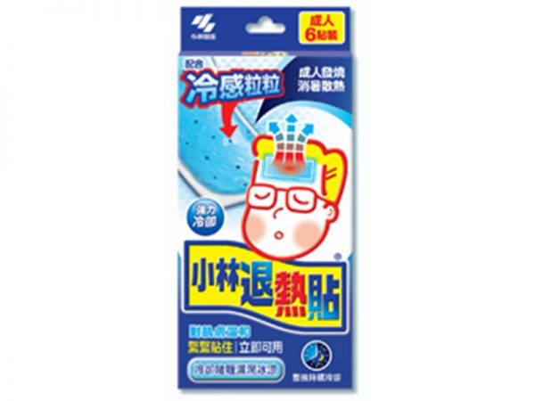 成人小林退熱貼 (6片裝) 學校用品