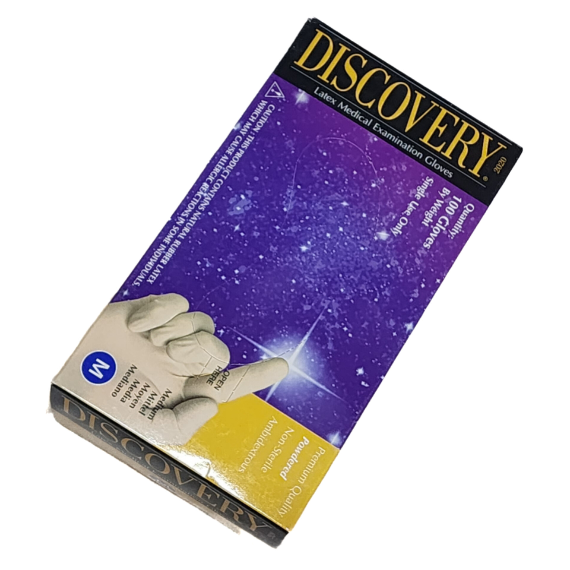 Discovery 乳膠手套 有粉 美國 Discovery 乳膠手套 (有粉 – 100隻/盒) 手套 gloves