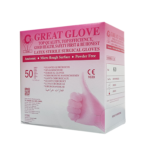 Great Glove 消毒無菌手套 (無粉) “Great Glove” 消毒無菌手套 (無粉) 手套 gloves