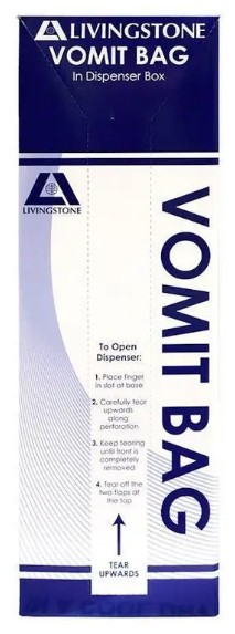 EMESISBGN-50 “Universal” 1500ML 嘔吐袋 (50個/盒) 牙醫用品 Dental Products