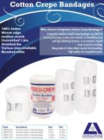 CRBW 縐布皺面繃帶(帶夾 )- 4M (12卷/包) 傷口護理 Wound Care
