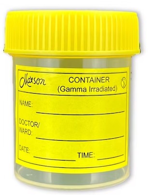 CT1004YL0S “Maxson” Specimen Container 樣本樽/尿液樣本樽 (10個/包) 實驗室用品