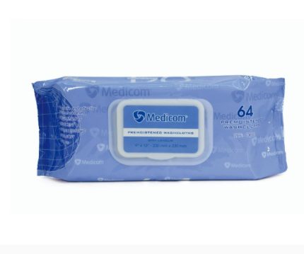 “Medicom” 特大濕紙巾 9”x13” (64張/包) Medicom 產品