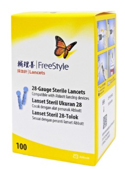 Abbott Thin Lancets 28G (100pcs/box) 雅培 輔理善採血針 MC007-7004371 診所用品 Clinic Supplies