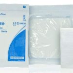 Safegauze Sterile Non-Woven Gauze, 7.5 x 7.5cm, 4-ply - HNWS077