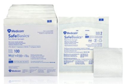 Safegauze Sterile Non-Woven Gauze, 7.5 x 7.5cm, 4-ply – HNWS077 傷口護理 Wound Care