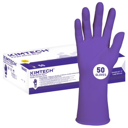 KC SafeSkin Purple Nitrile-Xtra 12” Exam. Gloves 50’s – S – L 手套 gloves