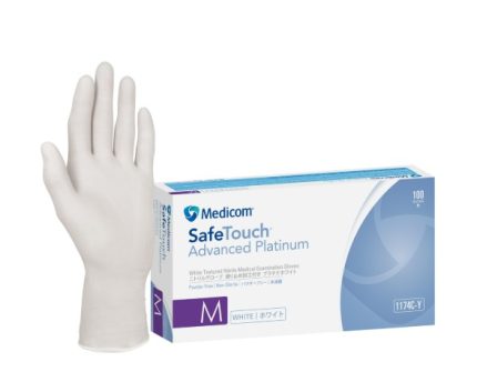 SafeTouch Advanced Platinum 白色丁腈手套 XS – L 手套 gloves