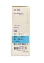 BD Insyte™ IV Cannula 22G x l”(50’s / box)  (Blue) #381223 BD 產品