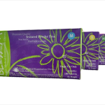 美國 "Blossom" 乳膠手套+蘆薈 (無粉 - 100隻/盒) Glov Latexe with Aloe Vera