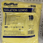 Medplus Isolation Gown, 120 x 140cm w/ Elastic Cuff（10's）