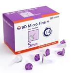 BD Pen Needle 31G x ¼” (0.25mm x 5mm) | 31G x 5/16” (0.25mm x 8mm) | 32G x 4mm (0.23mm x 4mm)