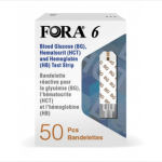"FORA" 3合1 BG/HCT/Hb試紙 (血糖/血比容/血紅蛋白) (50張/盒)