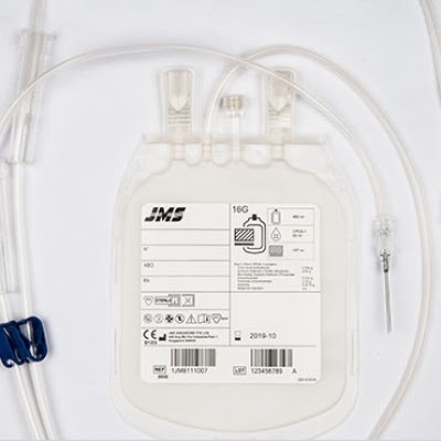 JMS – Blood Bag CPDA-1 Single 450ml w/16G Needle 血袋 JMS 產品