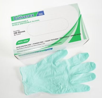 Converex 可降解丁腈手套 (無粉 – 100隻/盒) 醫護用品 Medical supplies