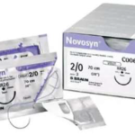 手術縫線Hydrolysis Degradation Sutures with Needles - NOVOSYN USP 5/0, DS16, 45cm