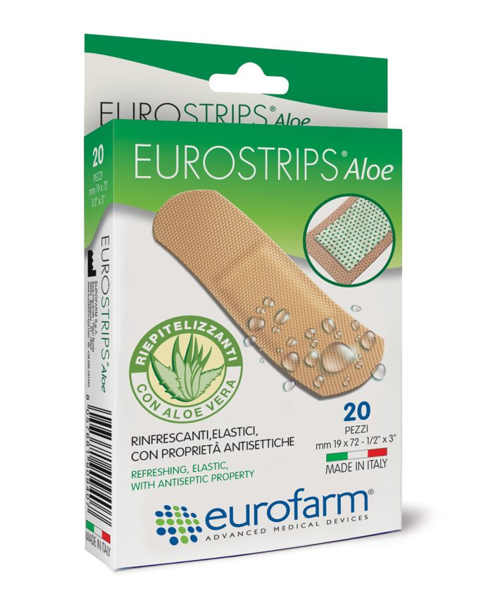 EUROSTRIPS® 蘆薈低致敏性防水膠布 (大) 傷口護理