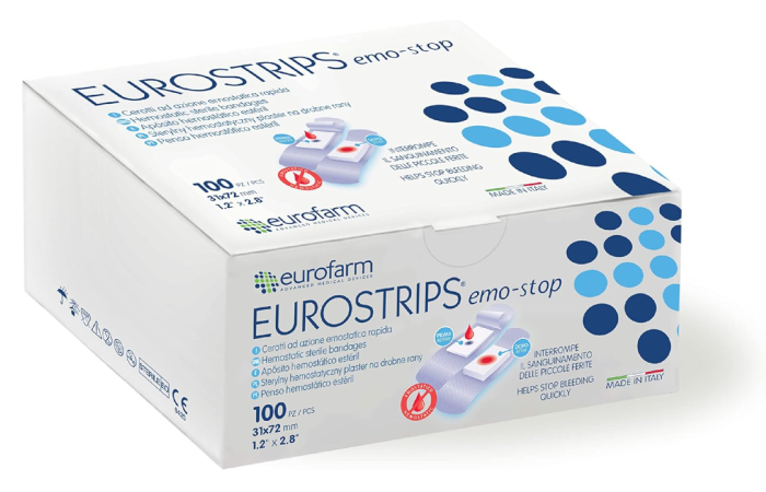 EUROSTRIPS®emo-stop壓力止血透氣膠布 傷口護理