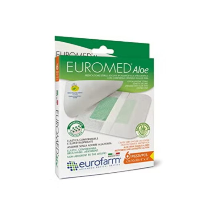 EUROMED® 蘆薈低致敏性無菌傷口敷料 傷口護理