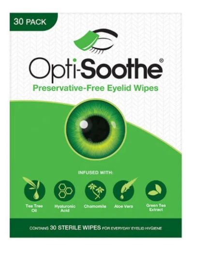 OS-PF-EYELIDWIPES “Opti-Soothe” 眼瞼護理濕紙巾 (30片/盒) 診所用品 Clinic Supplies