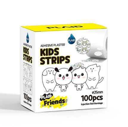 PLAID 韓國卡通圓點膠布 (卷裝) (100塊/盒) 傷口護理 Wound Care