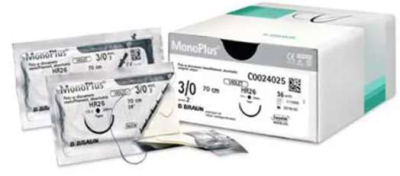 手術縫線Monoplus – Absorbable Sutures with Needle MONOPLUS VIOLET 2/0, HR26, 70cm 未分類