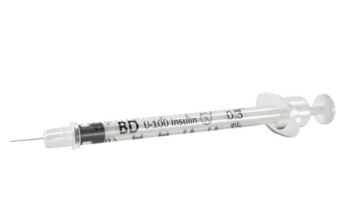 320313 “BD” BD Ultra-Fine Needle Insulin Syringes 0.3ml x 29G x 1/2″ 100pc 針筒及針咀