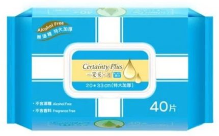 “一定妥” 濕紙巾 (特大加厚) 40片 Daily supplies