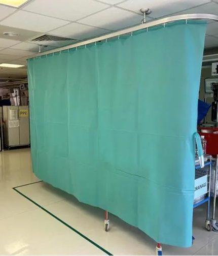 “LHM” 即棄抗菌湖水綠圍簾 (25件/箱) LHM產品