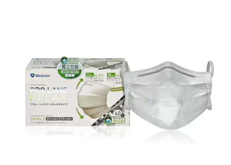 螢幕擷取畫面 2026-09-08 091359 Pro-Lane Relax Earloop Mask, White, Individual - Image 1