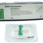 "BD" Vacutainer Push Button Blood Collection Set 21G x 3/4" x 7" (50's/box)