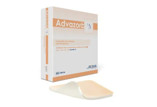 螢幕擷取畫面 2026-10-06 113145 "Advazorb" Hydrophilic Foam Dressing with Film Backing 10cm x 10cm (10pcs/box) - Image 1