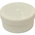 奶白藥膏盒 (軟膠), 1oz (200個/箱)